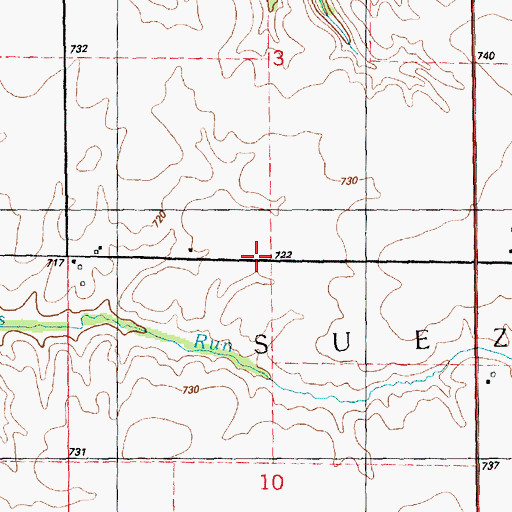 Topographic Map of White Lily School, IL