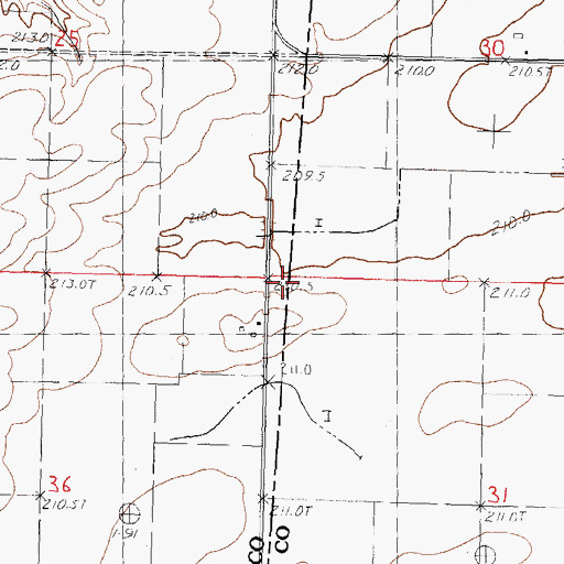 Topographic Map of White Pilgrim School (historical), IL