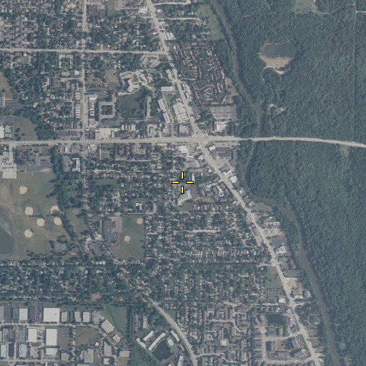 Aerial/Satellite Image of Whitman School, IL