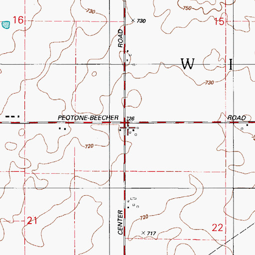 Topographic Map of Will Unit School (historical), IL