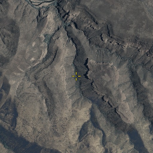 Aerial/Satellite Image of Shake Spring, AZ