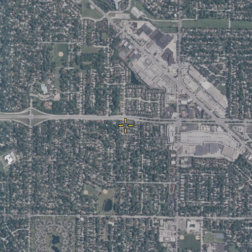 Aerial/Satellite Image of Wilson School, IL