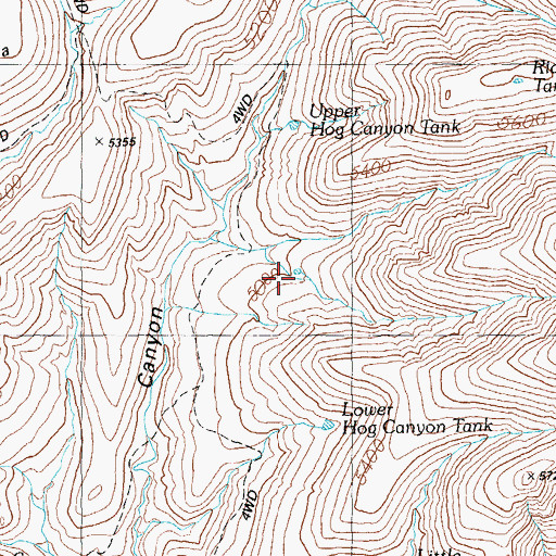 Topographic Map of Seep Spring, AZ