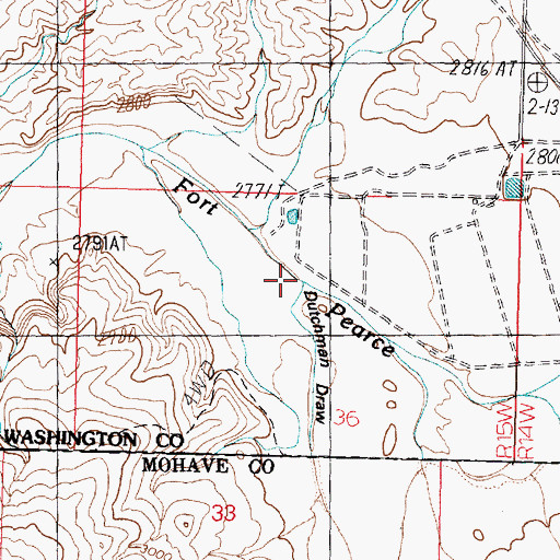 Topographic Map of Dutchman Draw, UT