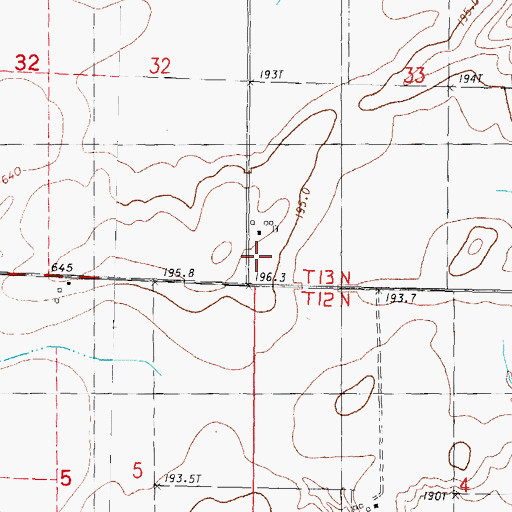 Topographic Map of Wright School (historical), IL