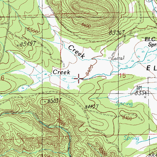 Topographic Map of Flat Tank, AZ