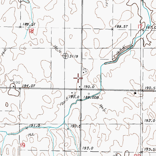 Topographic Map of Yale School (historical), IL