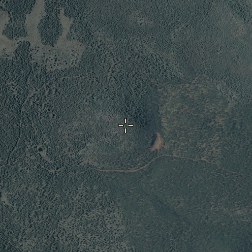 Aerial/Satellite Image of Mud Spring Knoll, AZ