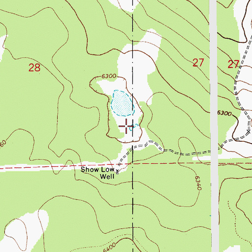 Topographic Map of Deep Tank, AZ
