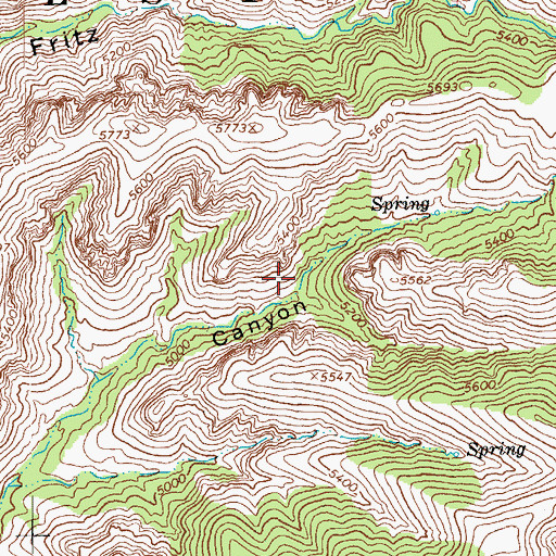 Topographic Map of Lower Wild Bunch Corral, AZ