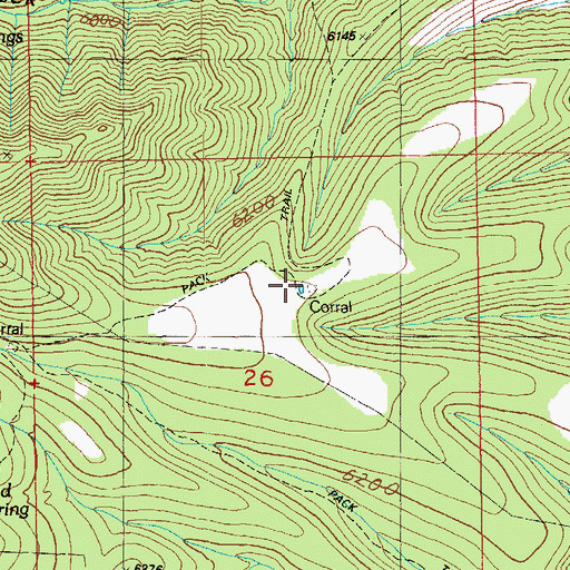 Topographic Map of Wing Tank, AZ