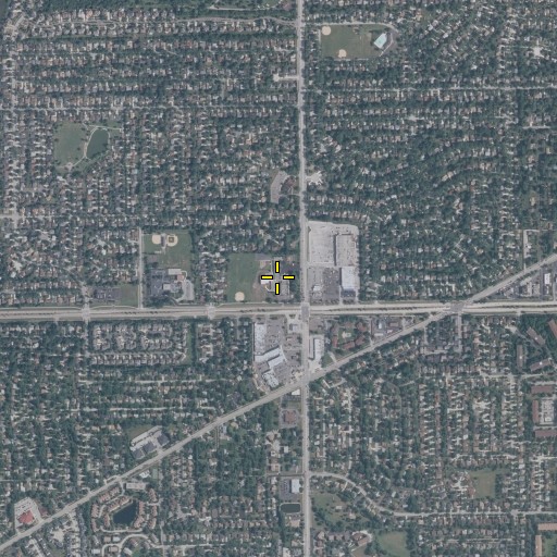 Aerial/Satellite Image of Lace Elementary School, IL