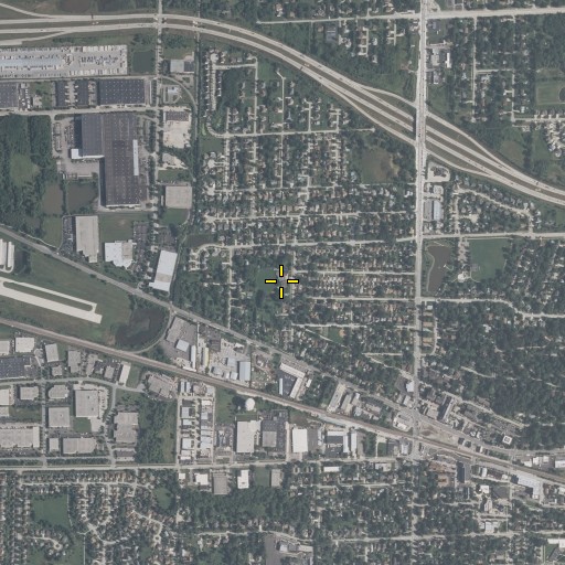 Aerial/Satellite Image of Sased School, IL