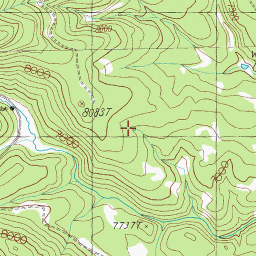 Topographic Map of Section Thirty-six Tank, AZ