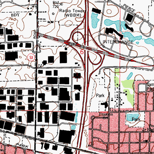 Topographic Map of Pet Haven Cemetery, IL