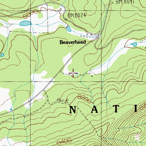 Topographic Map of Gravel Pit Tank, AZ