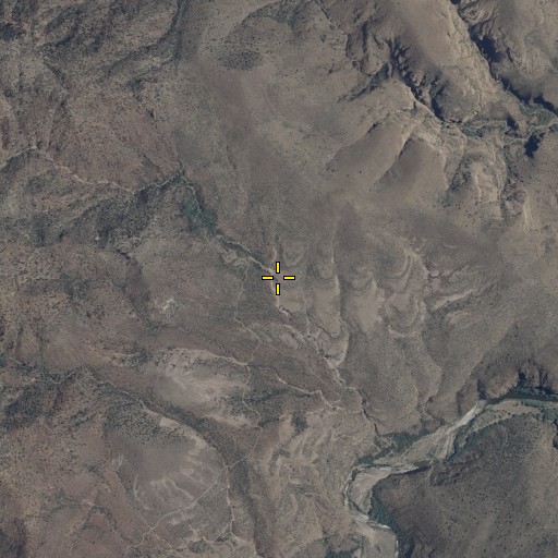 Aerial/Satellite Image of Ouail Spring, AZ
