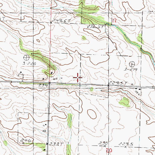 Topographic Map of Harrington School (historical), IL