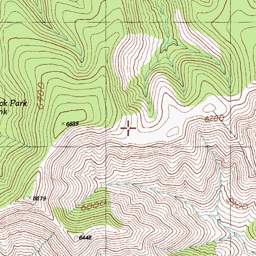 Topographic Map of Rim Tank, AZ