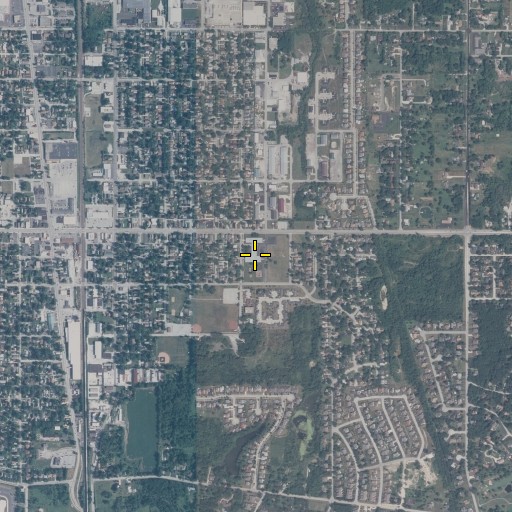 Aerial/Satellite Image of Eastview Elementary School, IL