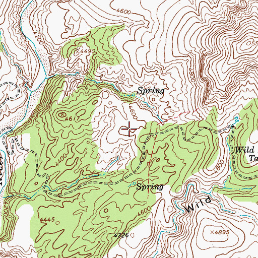 Topographic Map of Harry Canyon, AZ