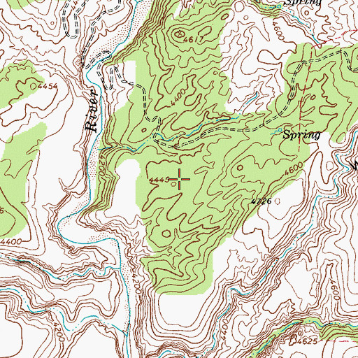 Topographic Map of Joe Fritz Tank, AZ