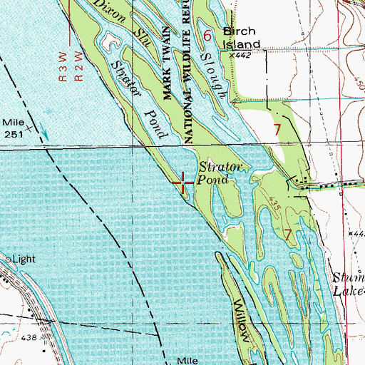 Topographic Map of Gilead Landing, IL