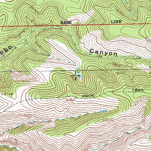 Topographic Map of Hobo Number Four Tanks, AZ