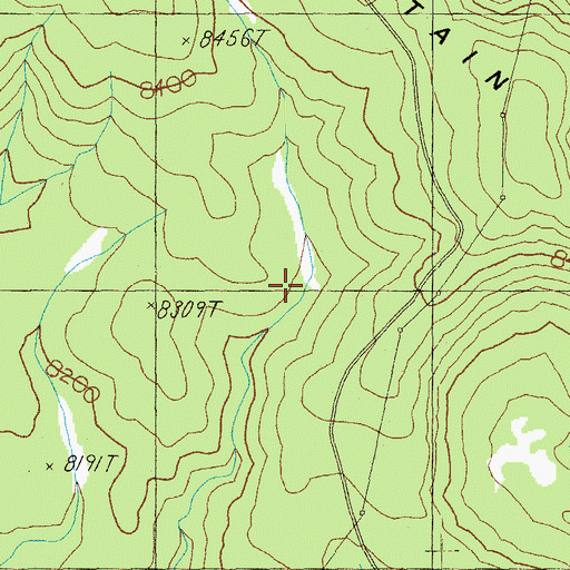 Topographic Map of Tutt Tank, AZ