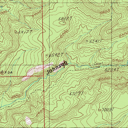 Topographic Map of Schoolhouse Spring, AZ