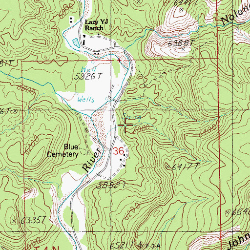 Topographic Map of Holbrook Spring, AZ