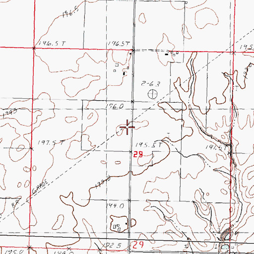 Topographic Map of Maxwell (historical), IL