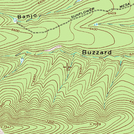 Topographic Map of Steep Tank, AZ