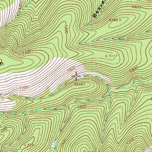 Topographic Map of Anderson Tank, AZ