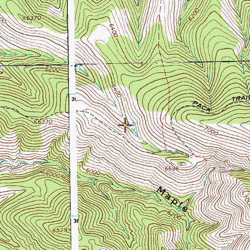 Topographic Map of Hobo Number Three Tank, AZ