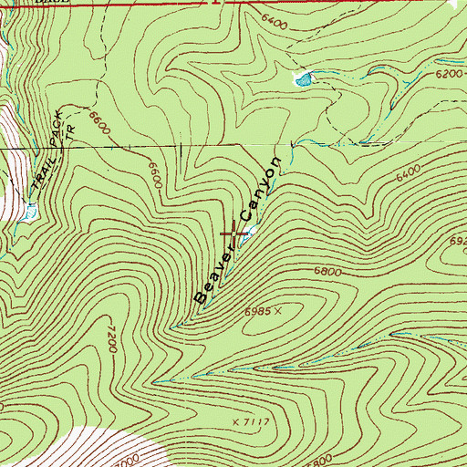 Topographic Map of Little Buzzard Tank, AZ