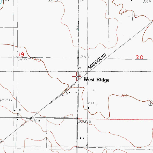 Topographic Map of West Ridge, IL