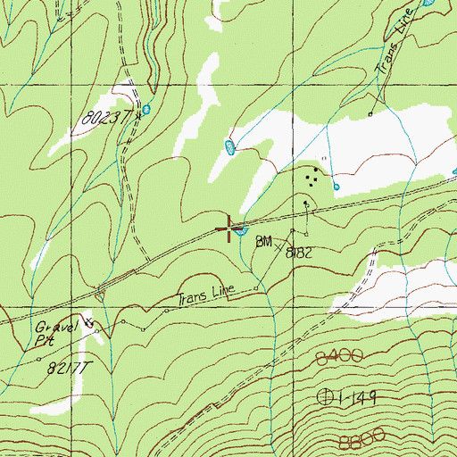 Topographic Map of Beaverhead Tank, AZ