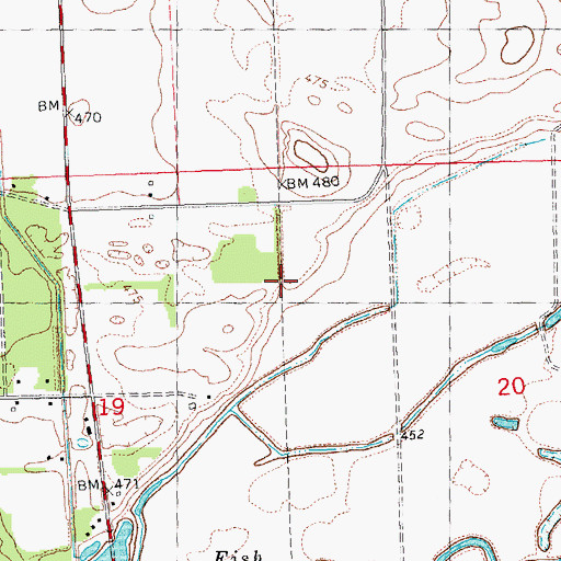 Topographic Map of Wolf Lake, IL