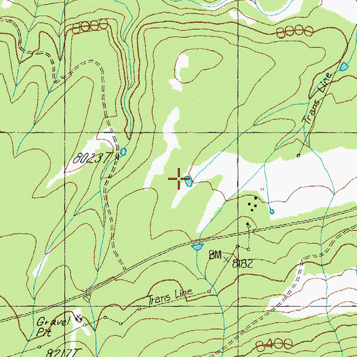 Topographic Map of Hannagan Tank, AZ