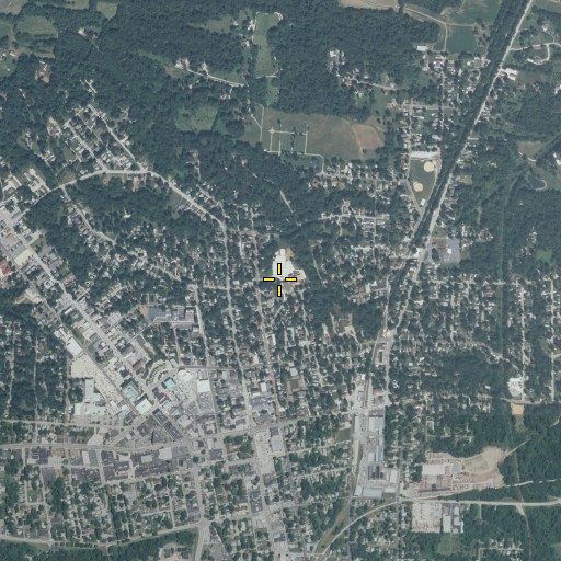 Aerial/Satellite Image of Trinity Lutheran School, IL