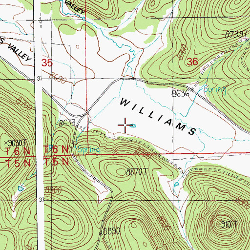 Topographic Map of Sulzberger Tank, AZ
