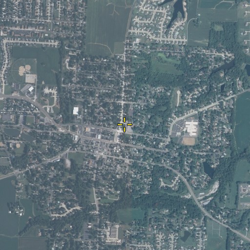 Aerial/Satellite Image of Troy School, IL