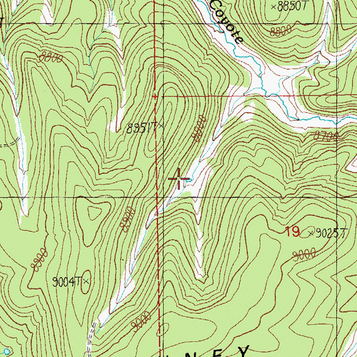 Topographic Map of XE Tank, AZ