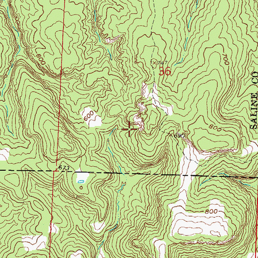 Topographic Map of River to River Trail, IL