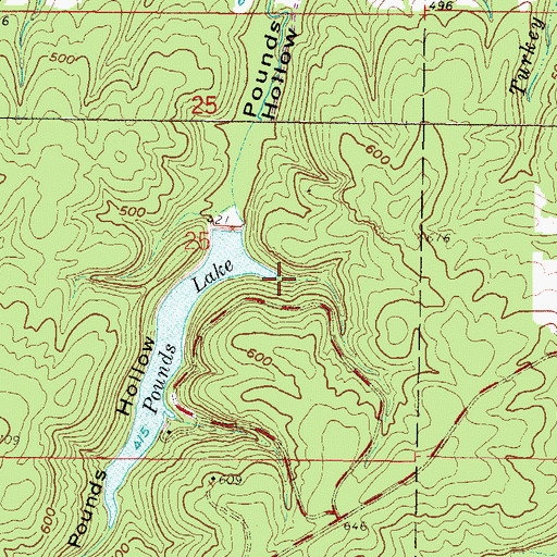 Topographic Map of Lakeview Picnic Area, IL