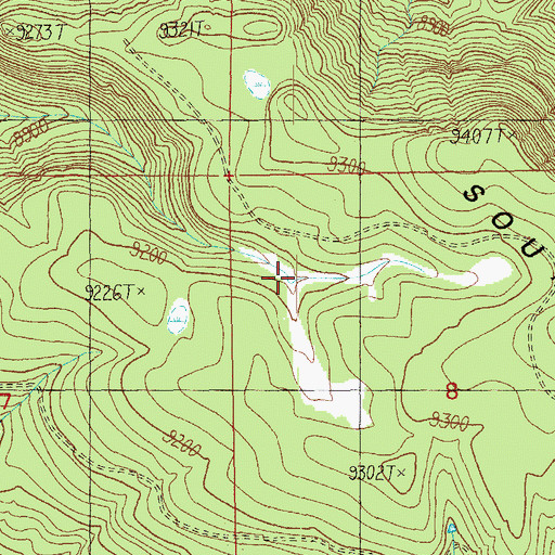Topographic Map of Section Eight Tank, AZ