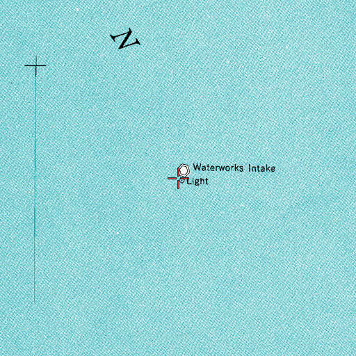 Topographic Map of Sixty-eighth Street Crib Light, IL
