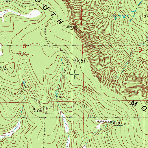 Topographic Map of E Tank, AZ