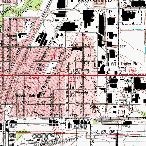 Topographic Map of Mount Zion Pentecostal Church, IL